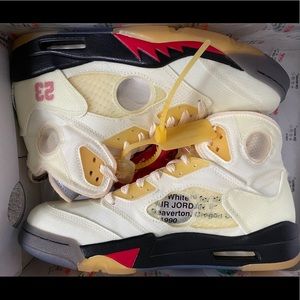 Off-White Jordan 5 - Sail
